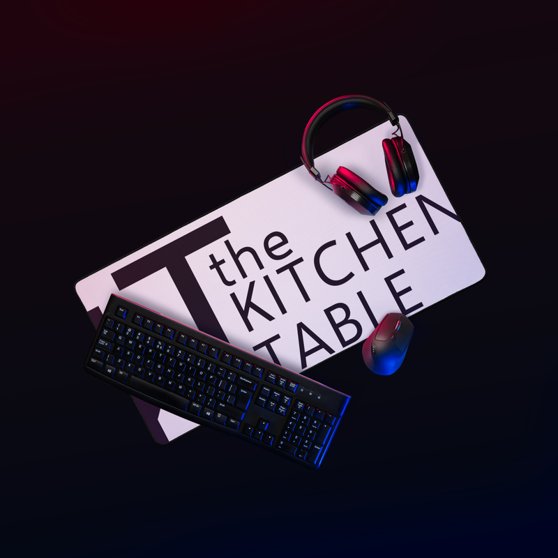 Kitchen Table Desk mat – 16″×32″, Black