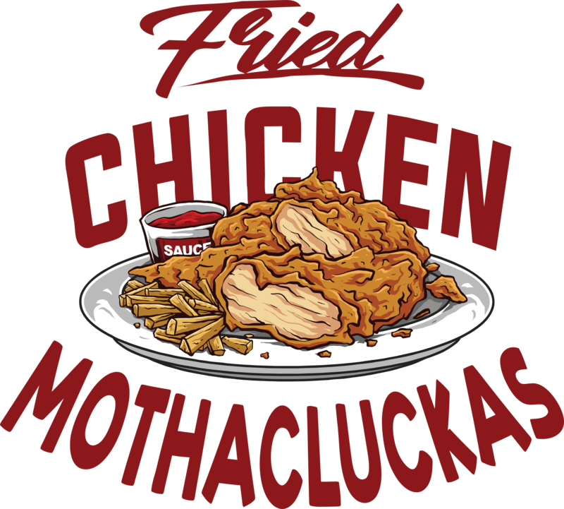 Fried Chicken Mothacluckas - Premium Unisex Hoodie - Grilled, foodie, food lover, bbq lovers, bbq, aprons, apron, fried chicken apron,