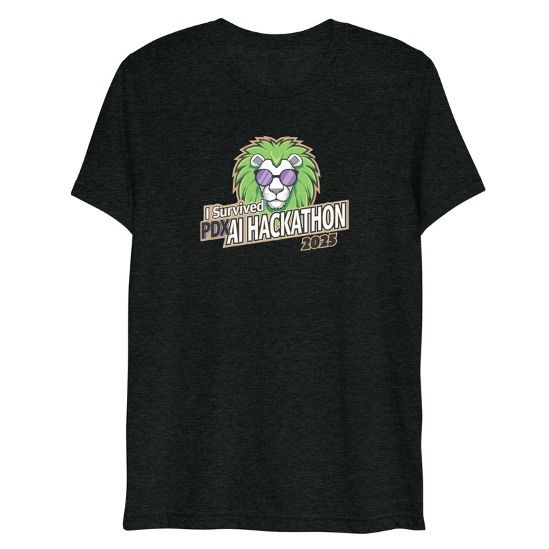 I Survived PDX Hackathon 2025 - Short sleeve t-shirt