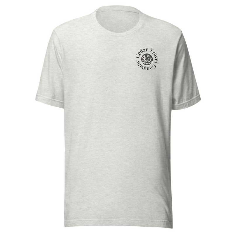 Cedar Travel Company Tee – XL, Ash