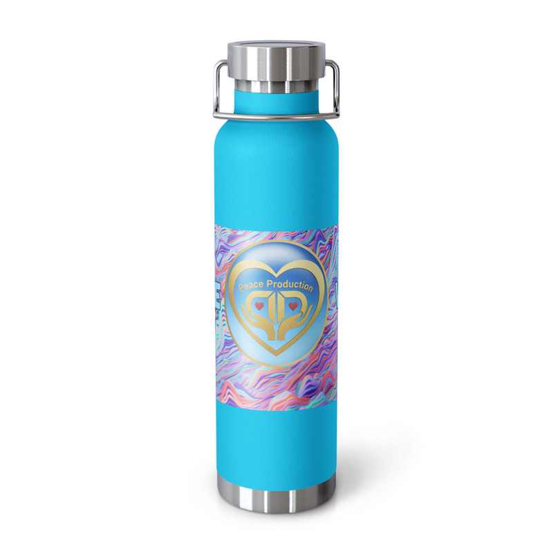 Peace Vibes Copper Vacuum Insulated Bottle