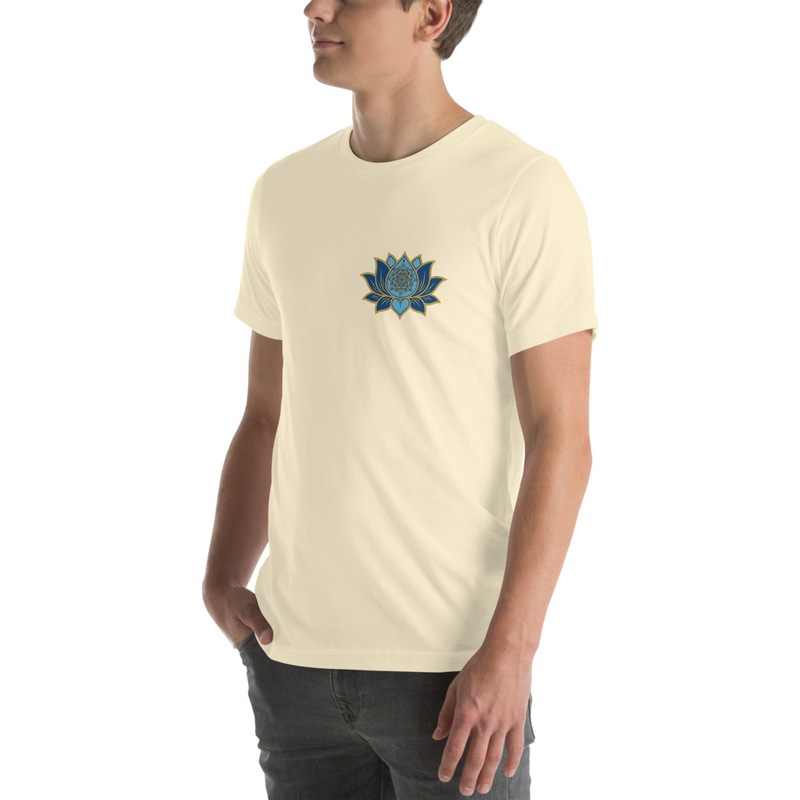 Blue Lotus Tee – XL, Natural