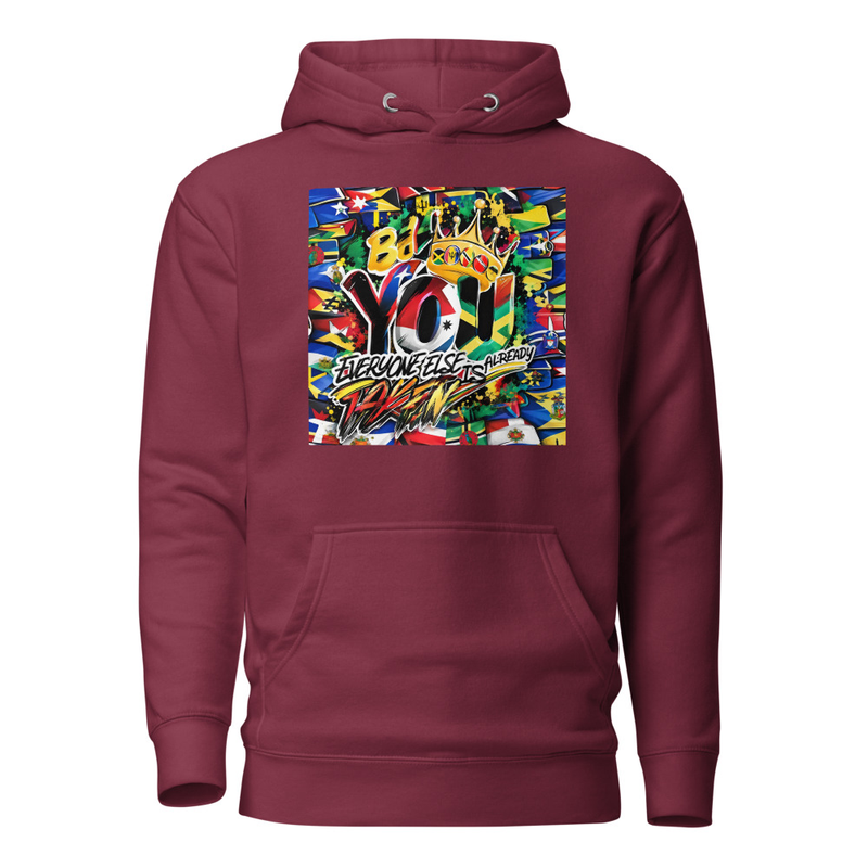 Unisex Hoodie – S, Maroon