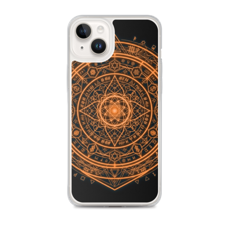 Uncle Benny ® Quantum Encryption IBM Quantum Computer iPhone Case Neon Orange EST. 2020