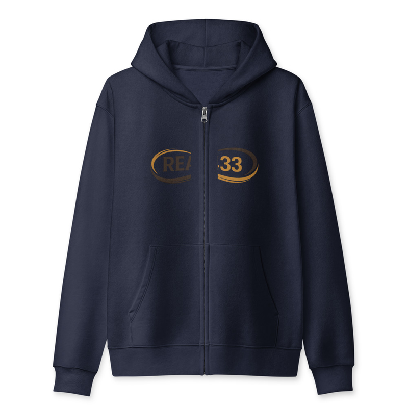 REAP433 Unisex Full Zip Hoodie