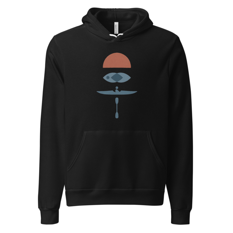 Nordic Stack Quiet Water Hoodie (Artist Series) — Kayak Fishing merch