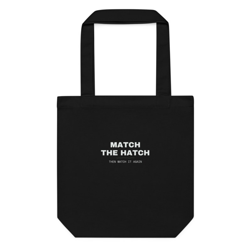 MATCH THE HATCH Tote mockup
