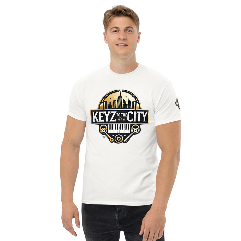 Unisex Keyz classic tee – XL, White