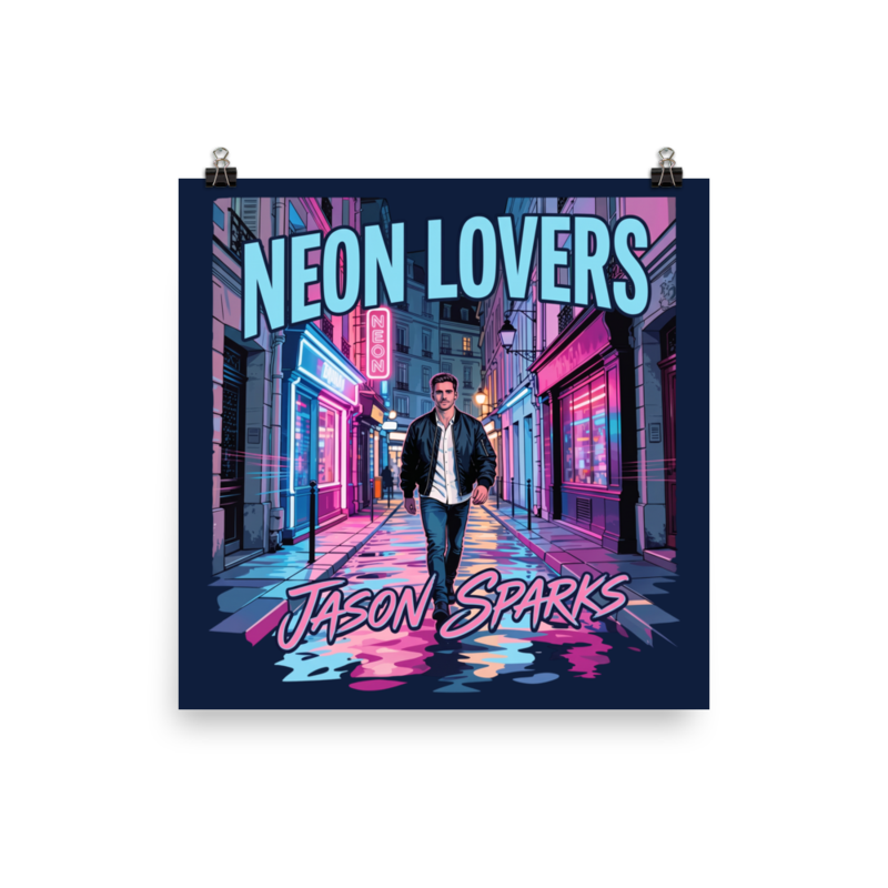 NEON LOVERS – Cinematic Streetlight Fine Art Print