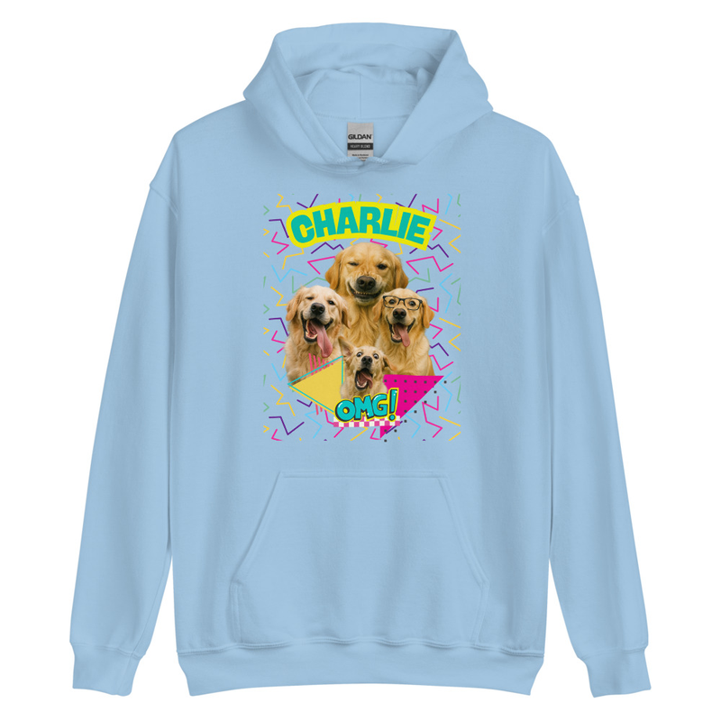 Retro Personalized Pet Party - Unisex Hoodie