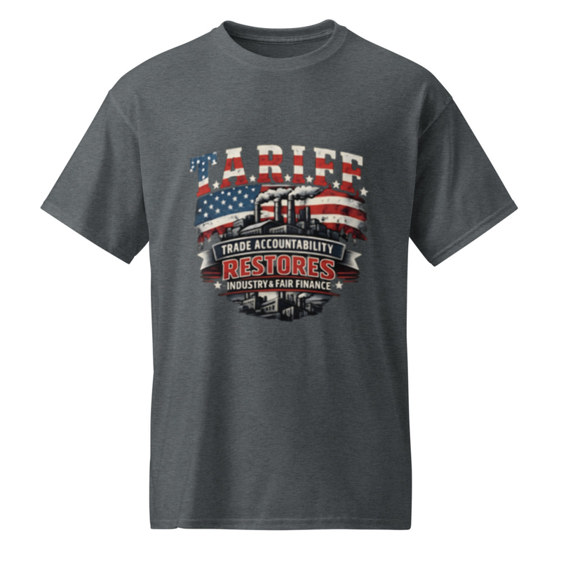 Tariff T-shirt – XL, Dark Heather