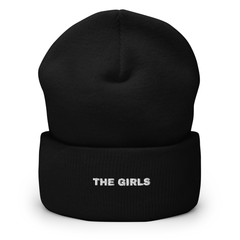 THE GIRLS Beanie mockup