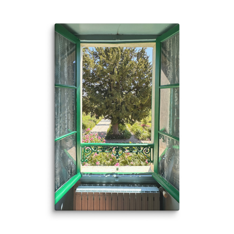 Giverny Window Canvas