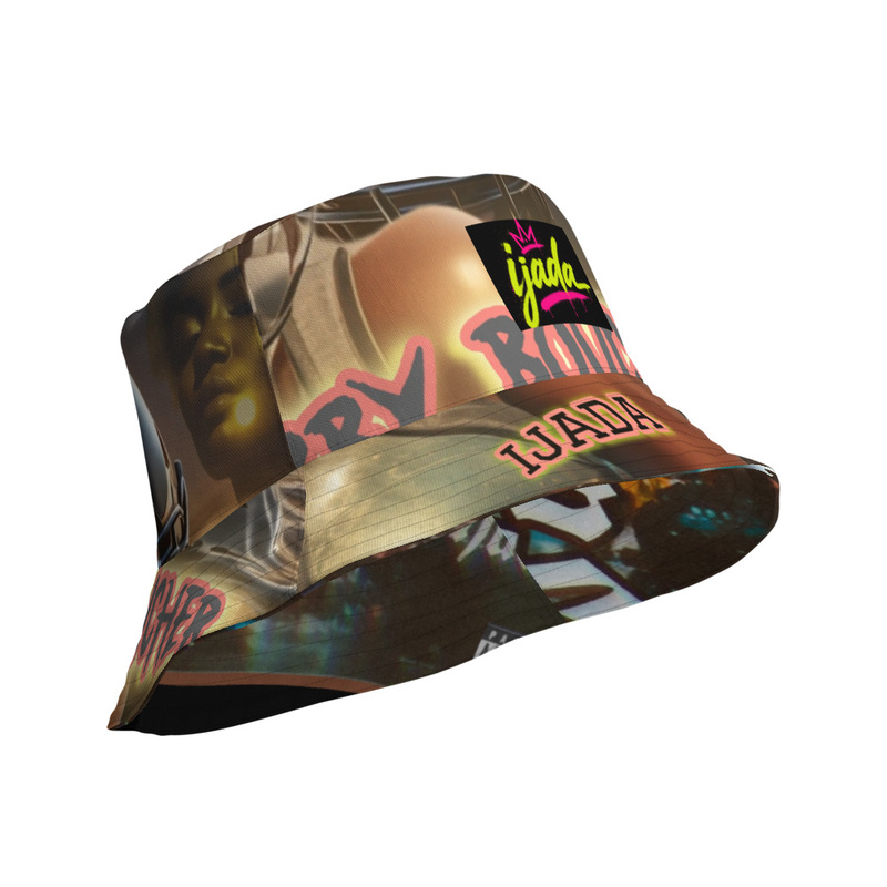 Reversible "Bobby Boucher/ FaceCard- ijada" bucket hat