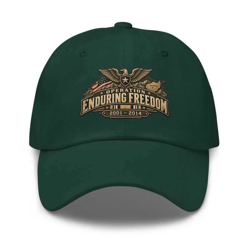 Enduring Freedom Veteran Cap – One size, Spruce