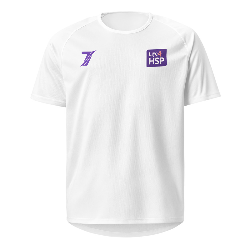 7ENO X Life4HSP Sport Tee  — White