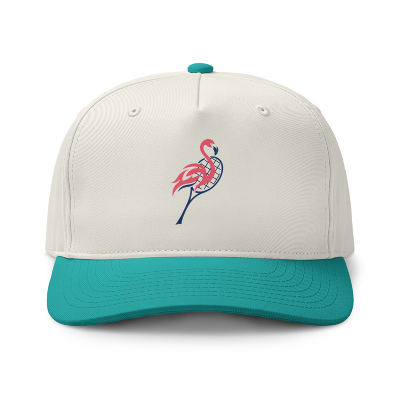 Tennis Flamingo - Class two-tone cap – One size, Natural / Charlotte