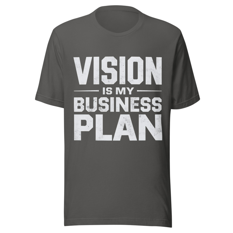 Vision is my Business Plan - Midnight Tone – M, Asphalt