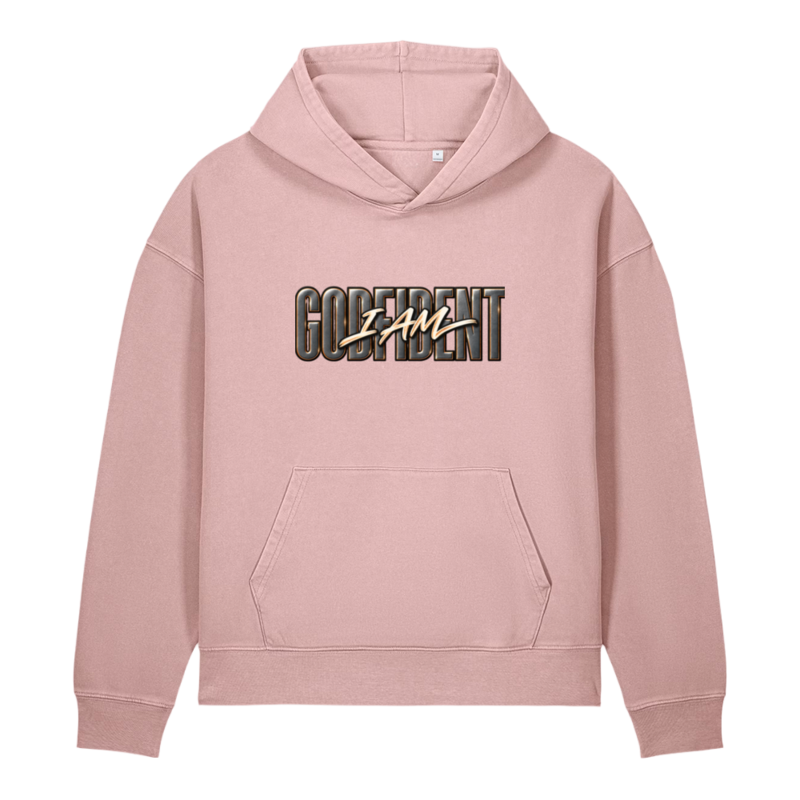 "I am Godfident" Unisex Garment-Dyed Vintage Hoodie