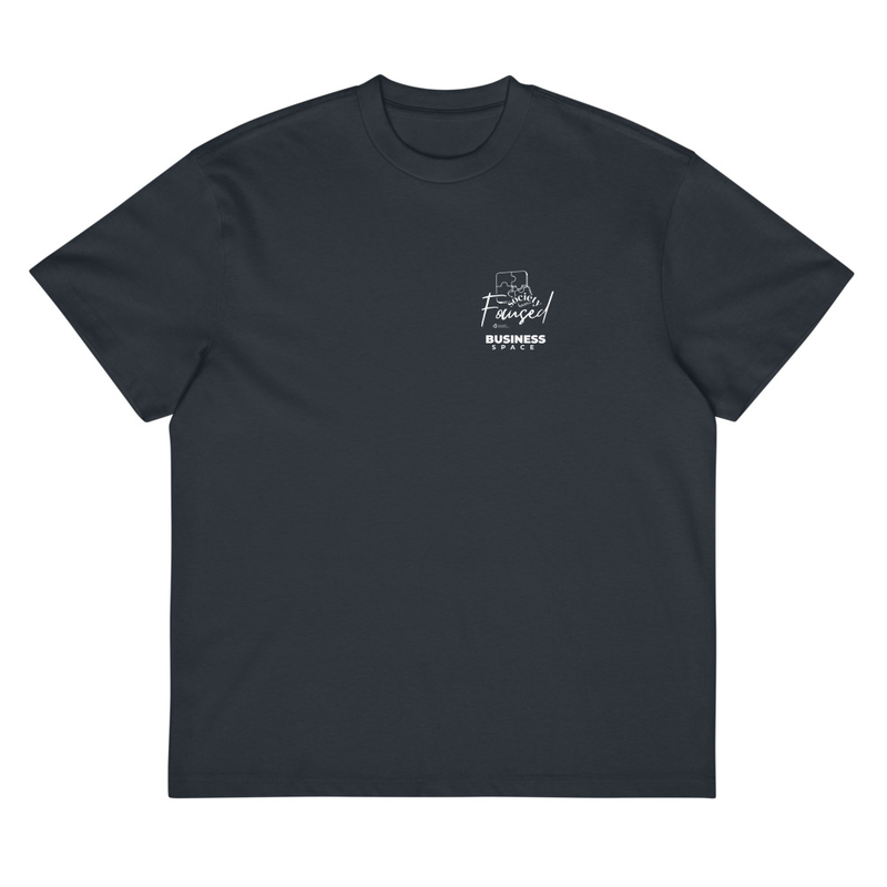 "Smart Work Pays Off" Heavyweight Box T-Shirt