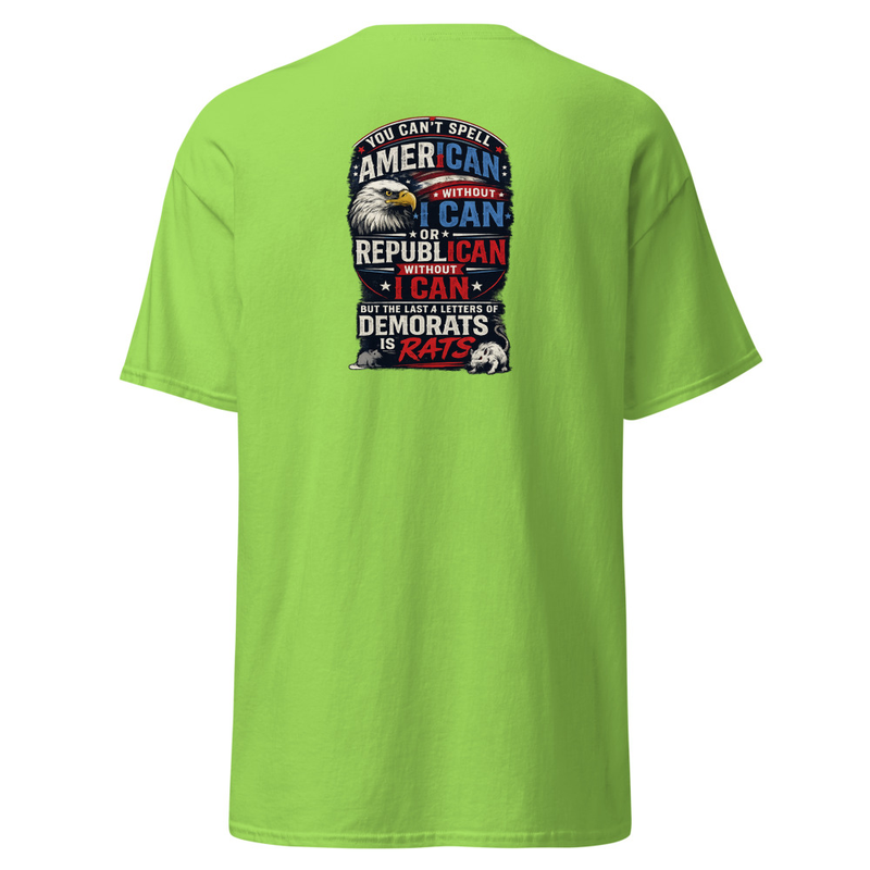 DemocRAT Political Humor Unisex classic tee – S, Lime