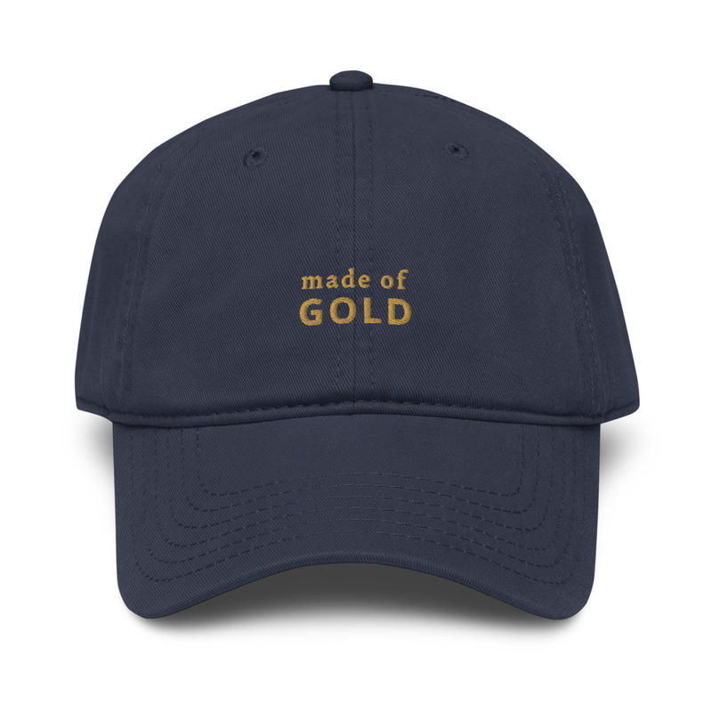 made of GOLD - Garment washed baseball cap