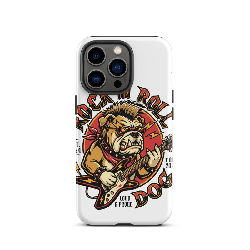 Tough Case for iPhone®: Rock N Roll Dog – iPhone 13 Pro, Matte