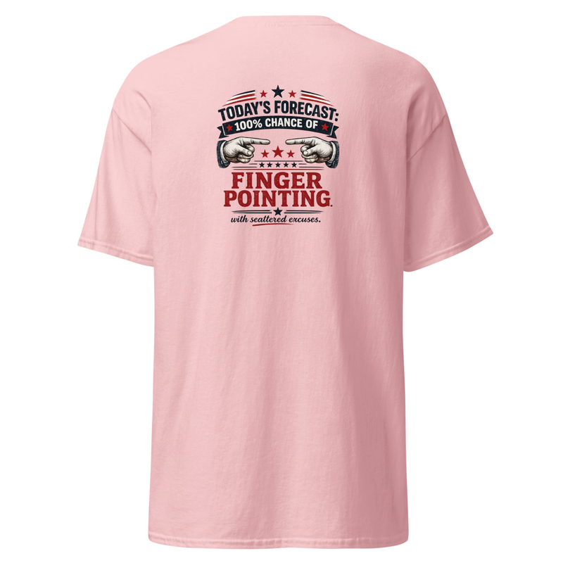Finger Pointing Unisex classic tee – S, Light Pink