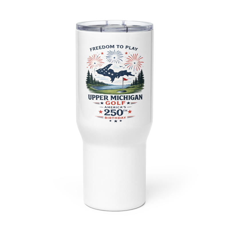 UP Golf 250 #1 Travel mug with a handle