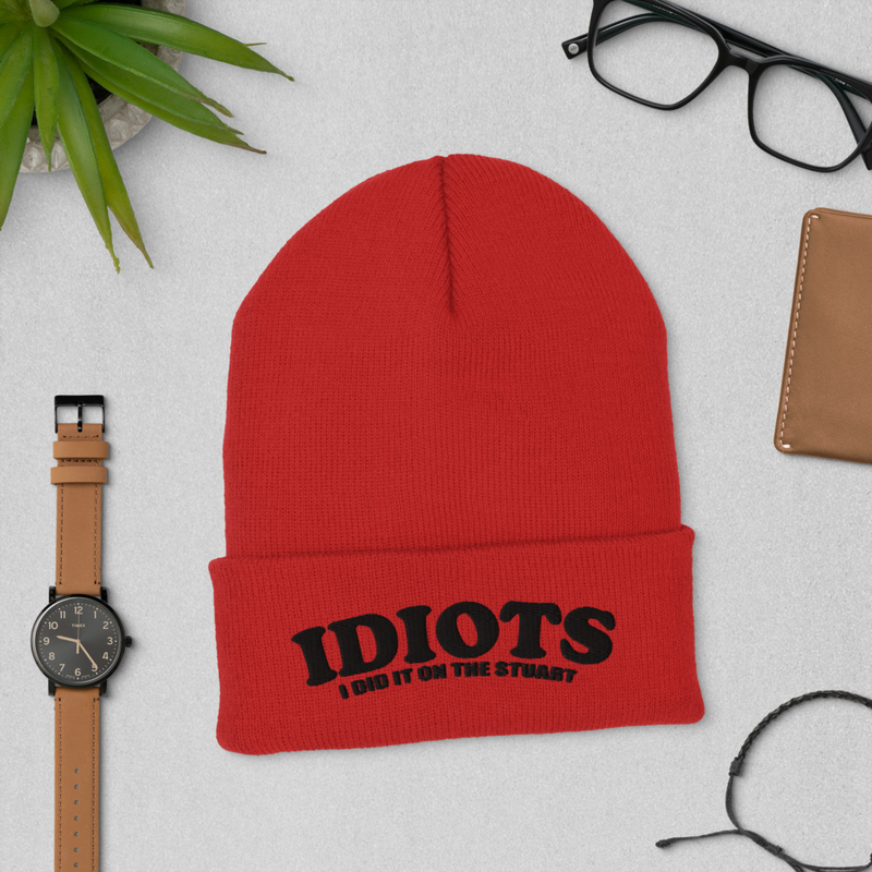 IDIOTS  Beanie – One size, Red
