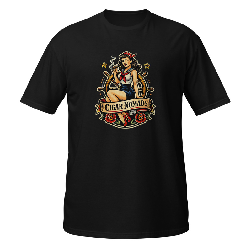Cigar Nomads Pin-up Tee / Black / S