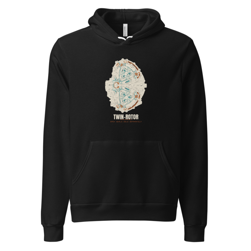 Twin-Rotor Hoodie mockup