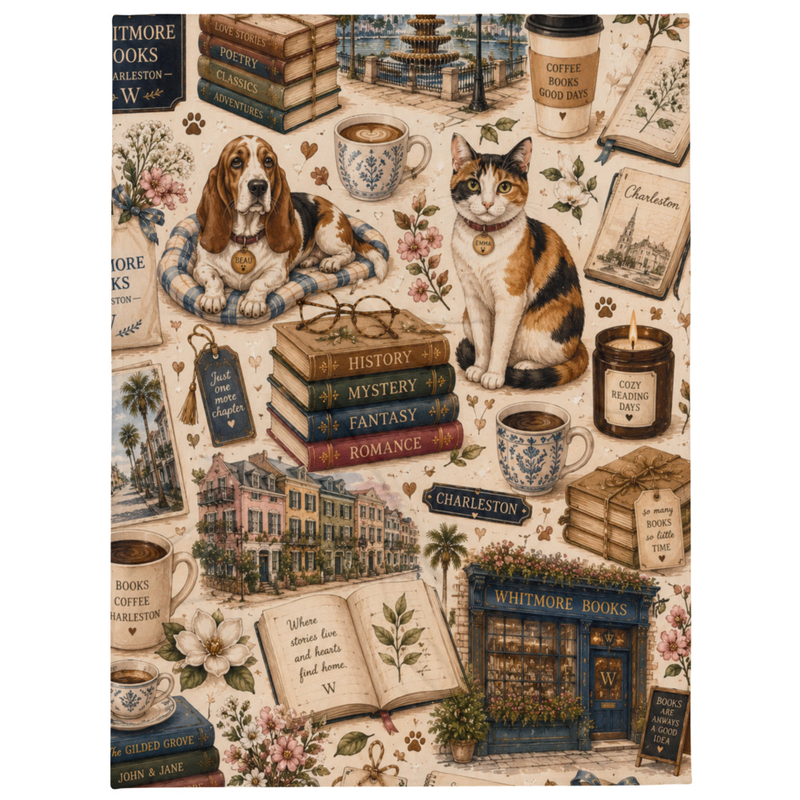 Whitmore books Throw Blanket