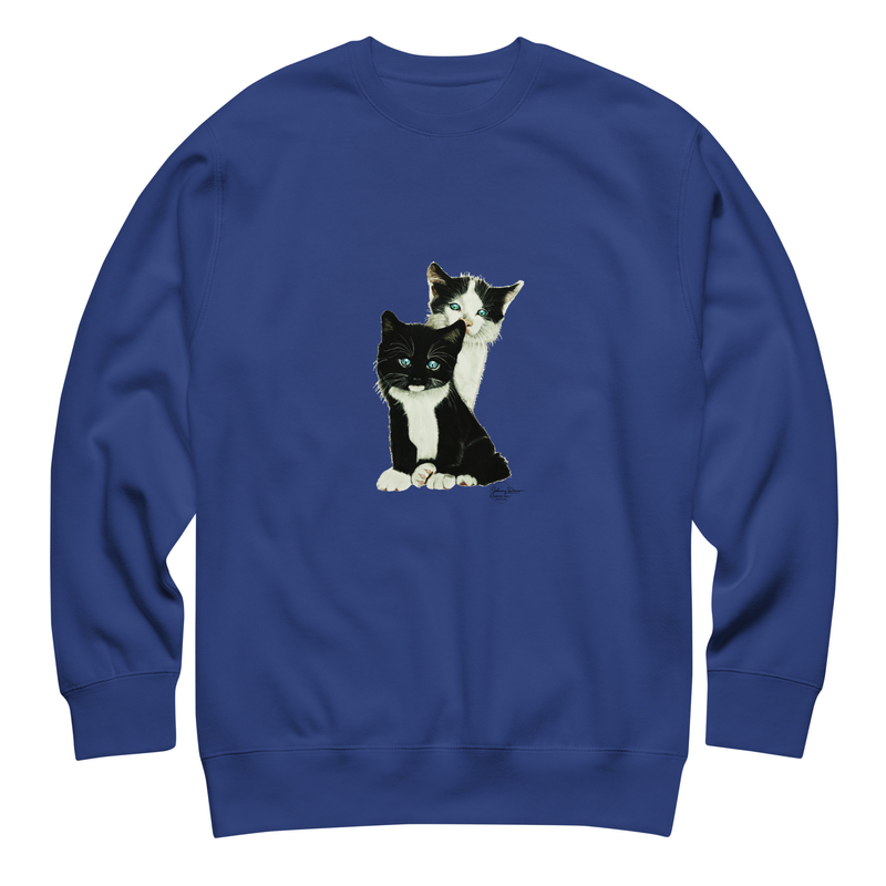 No Words Needed - Unisex Premium Sweatshirt – M, Team Royal