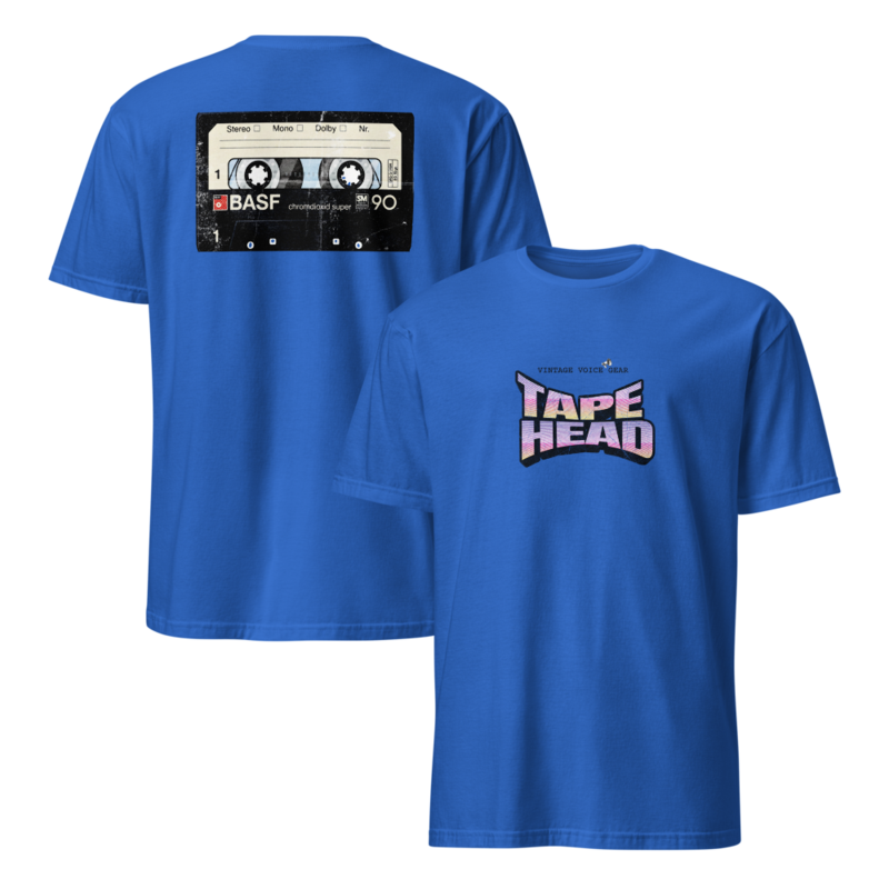 Tape Head T-Shirt – XL, Royal