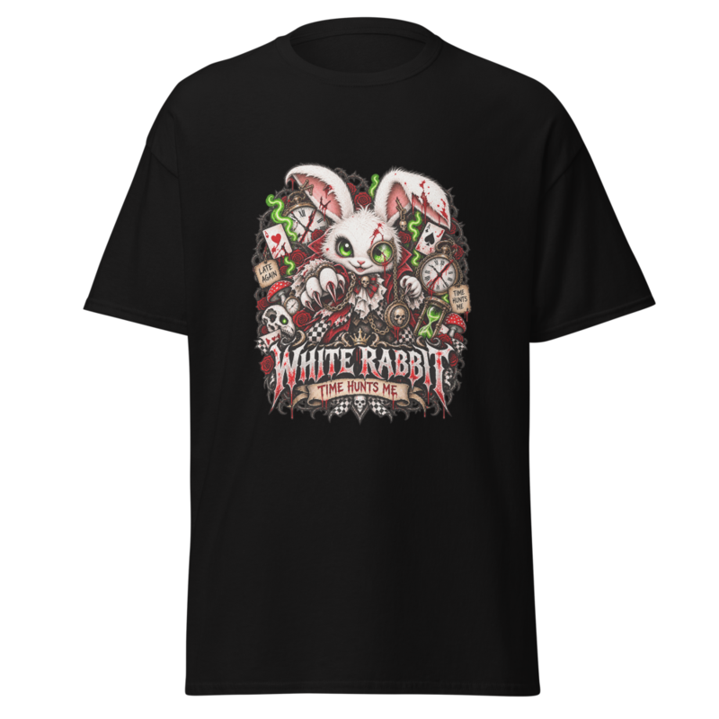 Conejito asesino: Camiseta unisex · Negro