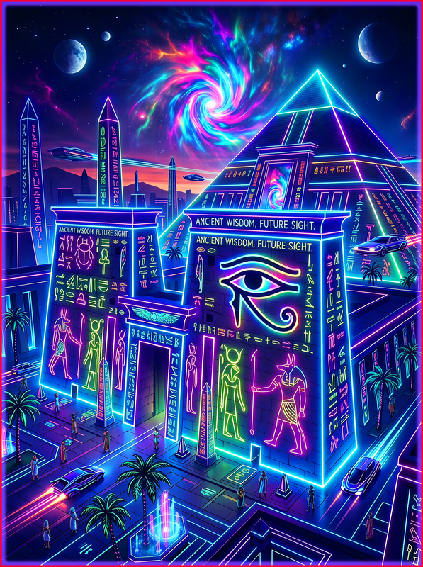 Egyptian Neon Future - Egyptian Neon Future / Black / S