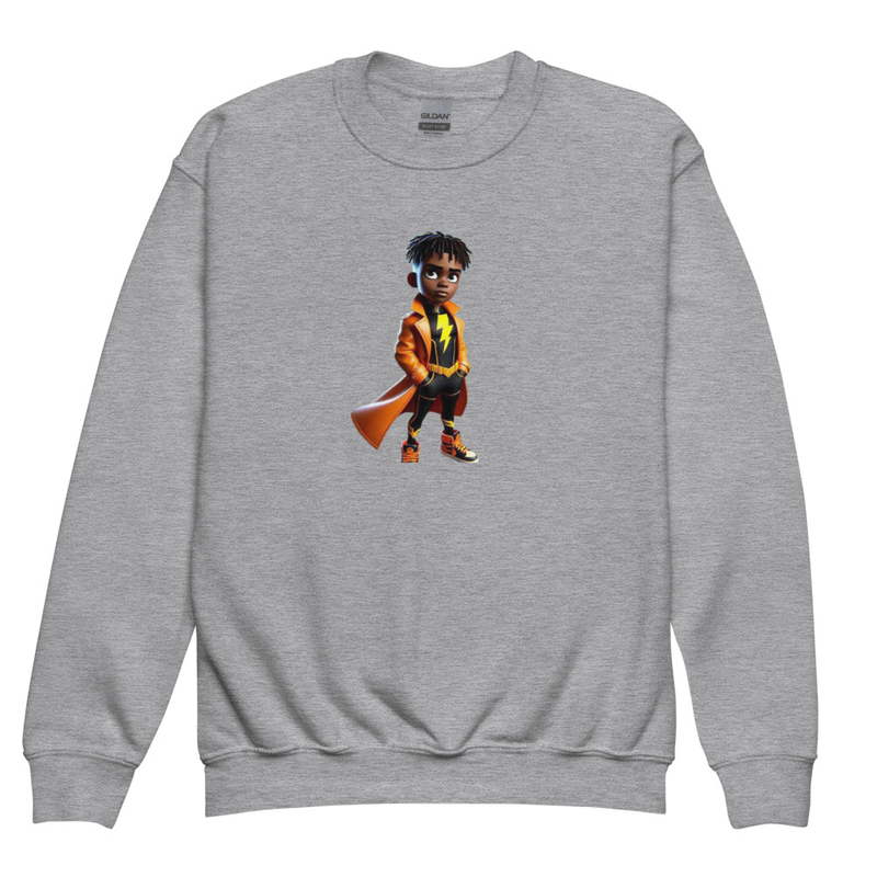 Youth Jay crewneck sweatshirt – XL, Sport Grey