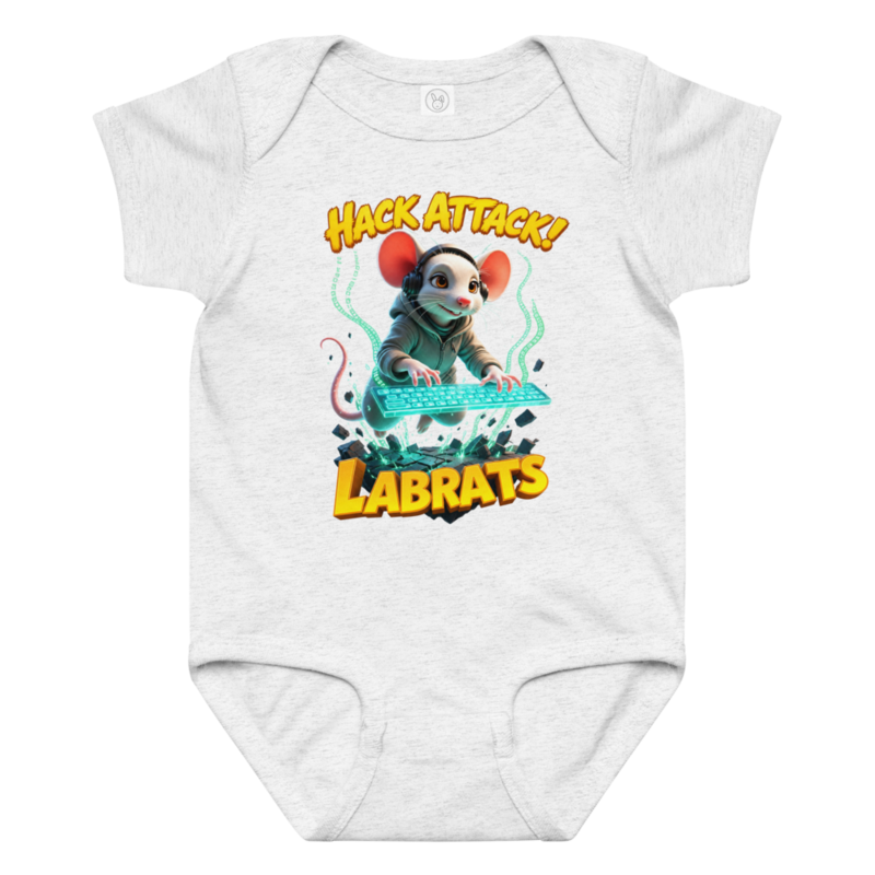 Byte C Cheddar Hack Attack Baby Grow