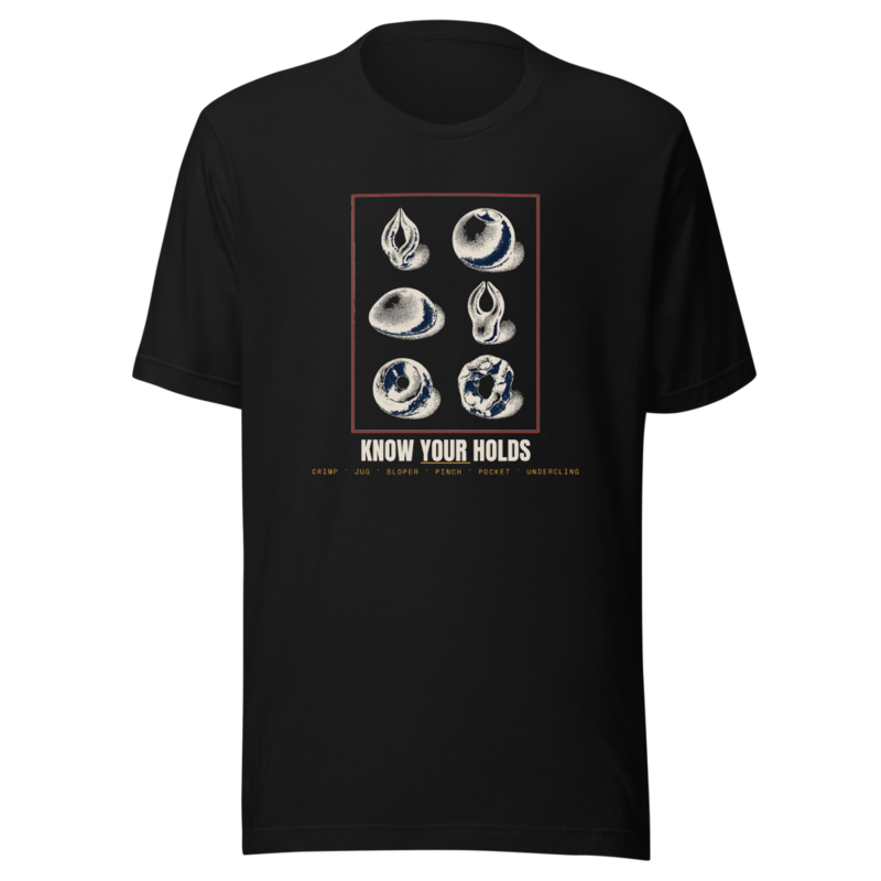 Know Your Holds Tee mockup