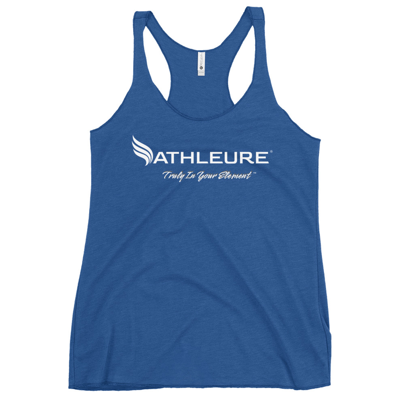 ATHLEURE® Women's Racerback Tank – L, Vintage Royal