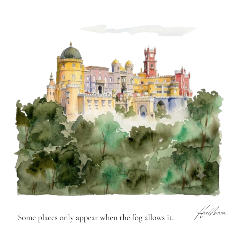 The Pena Palace — illustrationBack