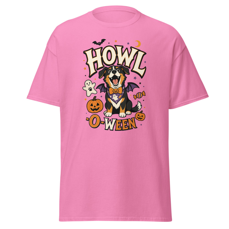 Howl-o-ween Tee in Azalea