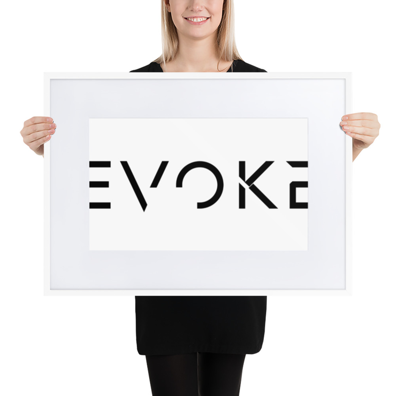 Matte Paper Framed Poster With Mat / 50×70 cm