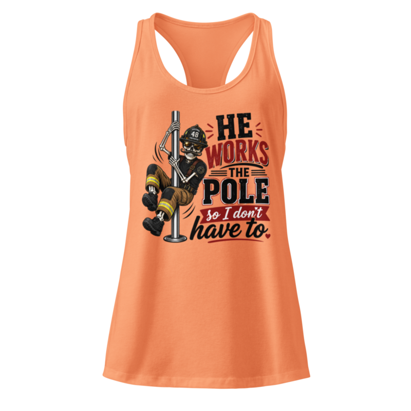 Women’s Pole Proxy Tank [womens] [womens tank] — Light Orange