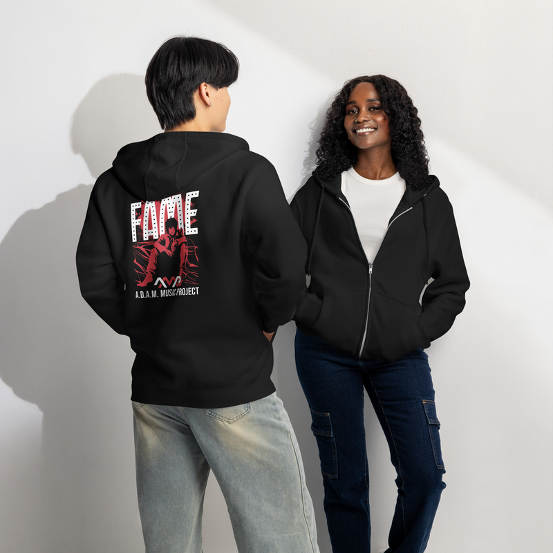 AMP - "FAME" Premium full zip hoodie