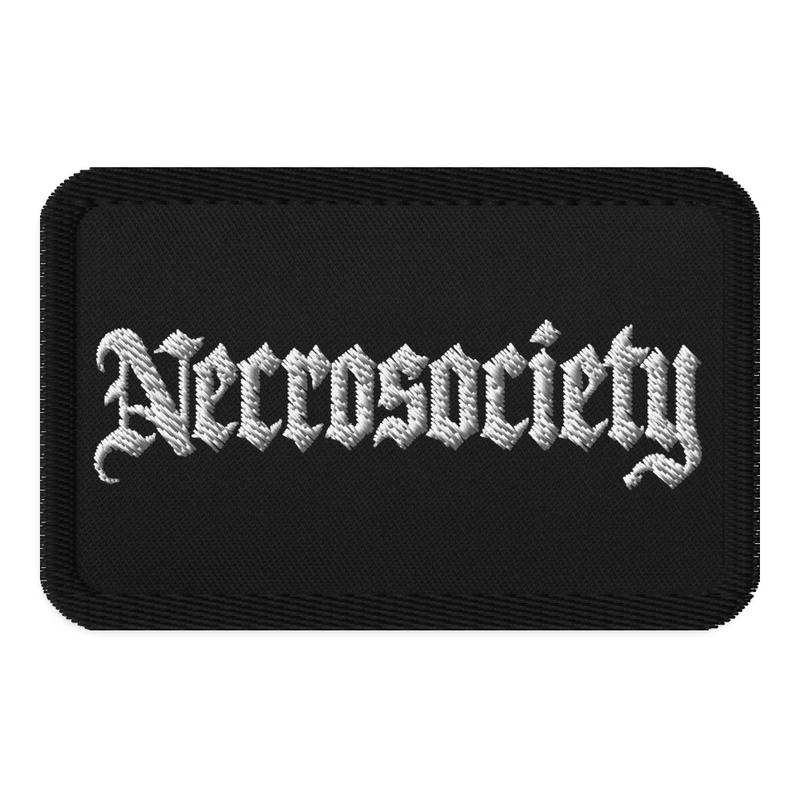 GOTHIC LOGO EMBROIDERED PATCH