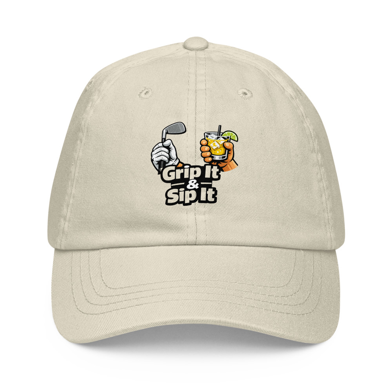 Grip it & Sip It Pastel baseball hat