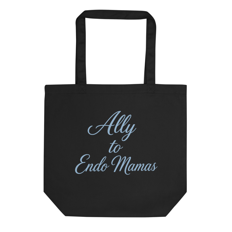 Ally to Endo Mamas Eco Oyster Tote Bag
