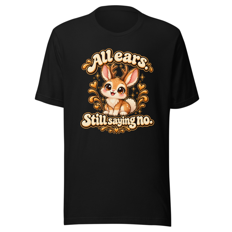 All ears. Still saying no Tee